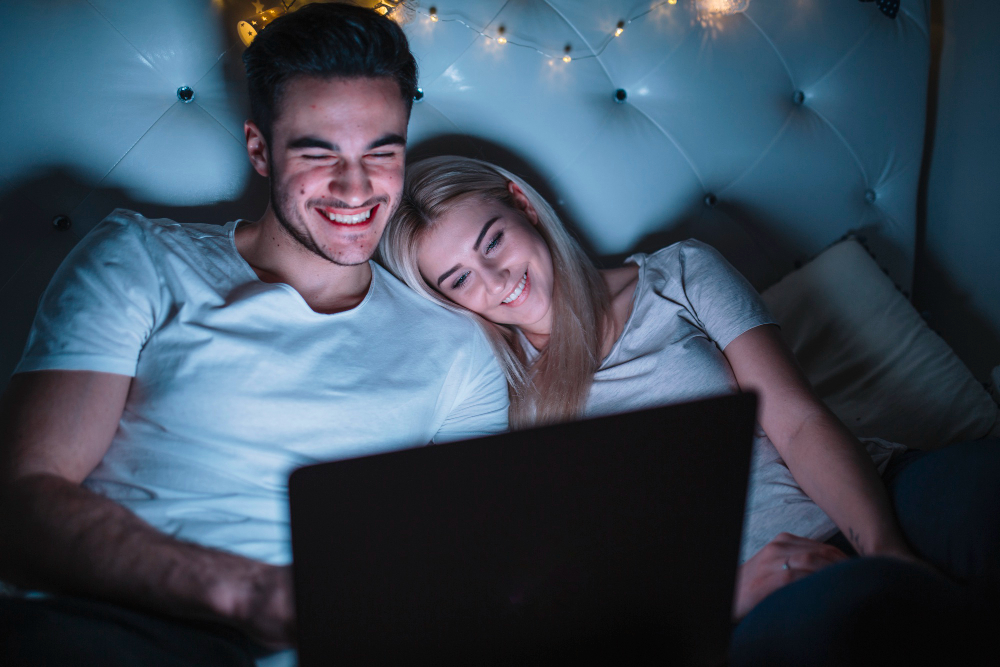 Couple Watching Movies