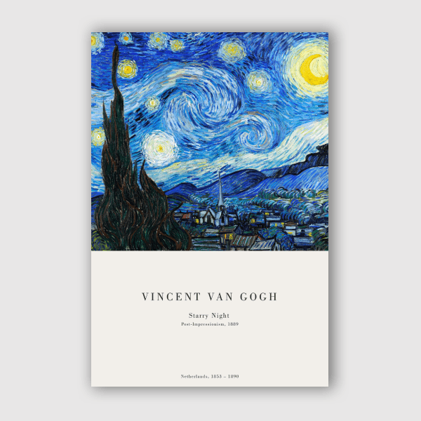 The Starry Night by Vincent van Gogh
